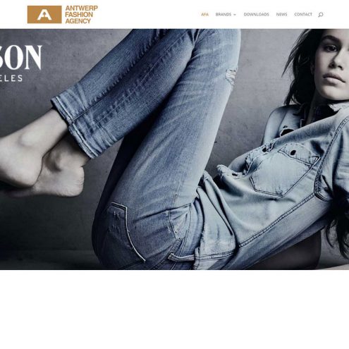 webdesign antwerpfashionagency.com